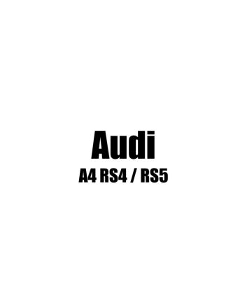 AUDI RS4 /  RS5