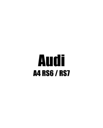 AUDI RS6 /  RS7