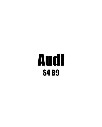AUDI S4 B9 Sedan/Wagon