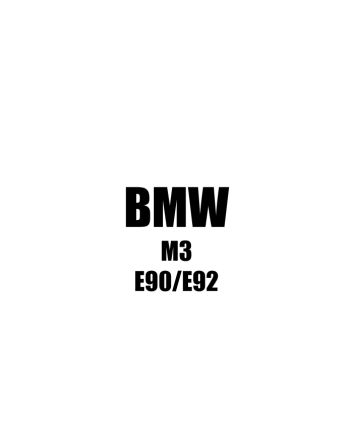 BMW M3 E90 E92