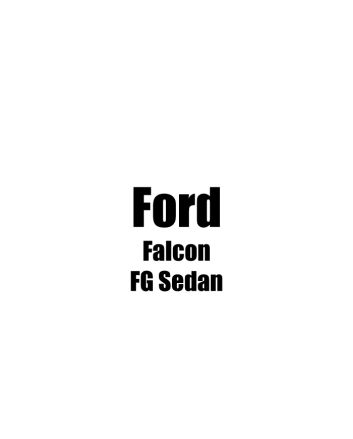 Ford Falcon FG Sedan