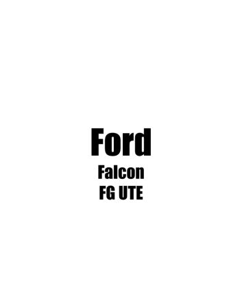 Ford Falcon FG UTE