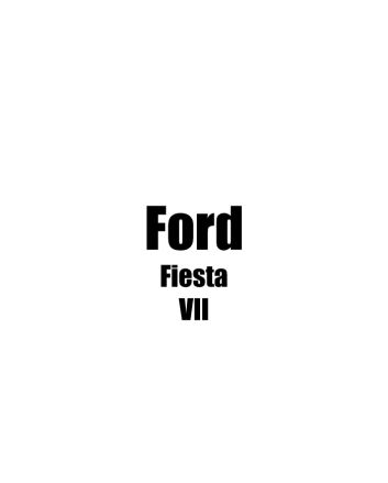 Ford Fiesta VII 