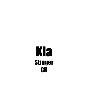 Kia Stinger CK