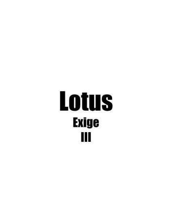 Lotus Exige III