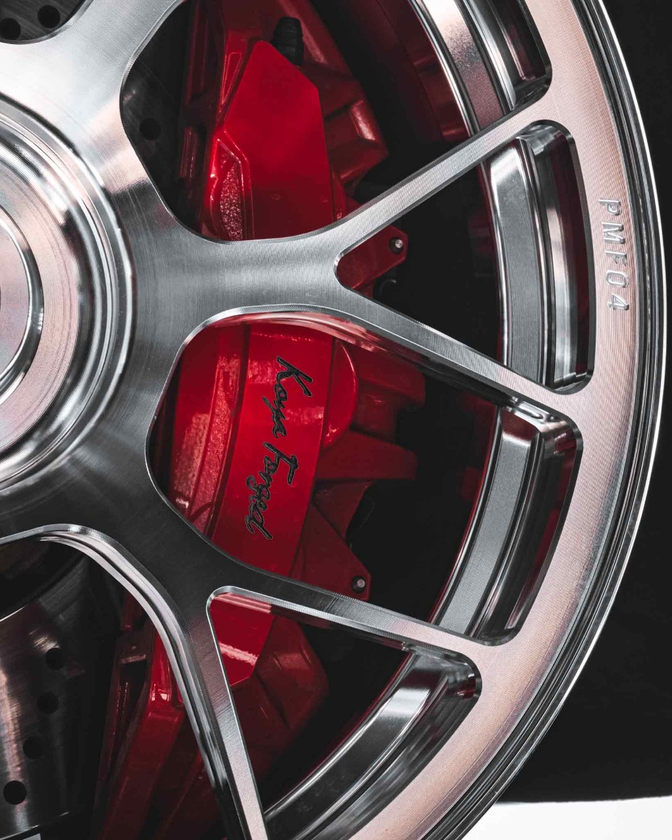 KOYA fixed-design forged wheel detail