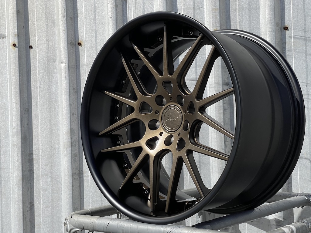 Satin Bronze Chrome & Satin Black