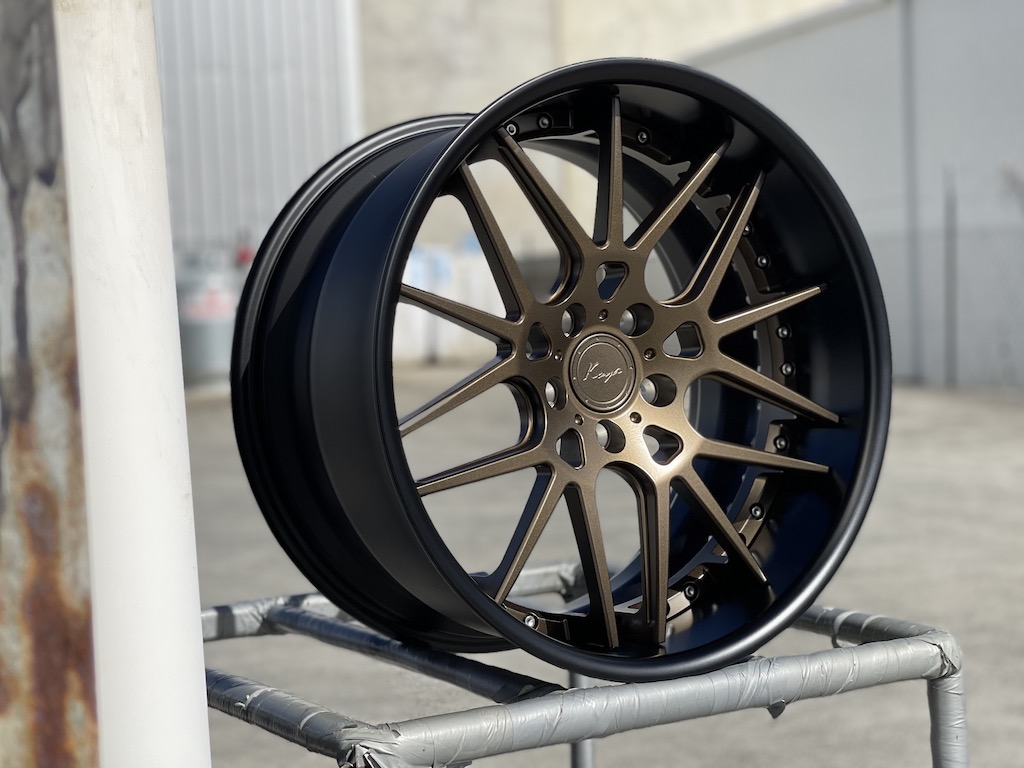 Satin Bronze Chrome & Satin Black