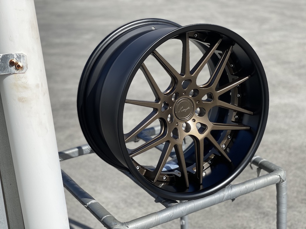 Satin Bronze Chrome & Satin Black