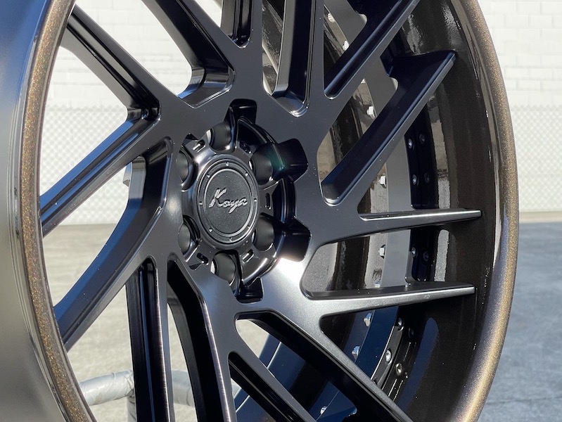 Gloss Bronze Chrome & Satin Black