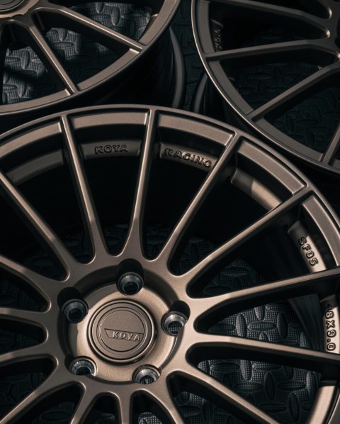 KOYA semi-forged performance wheel fitted to a vehicle